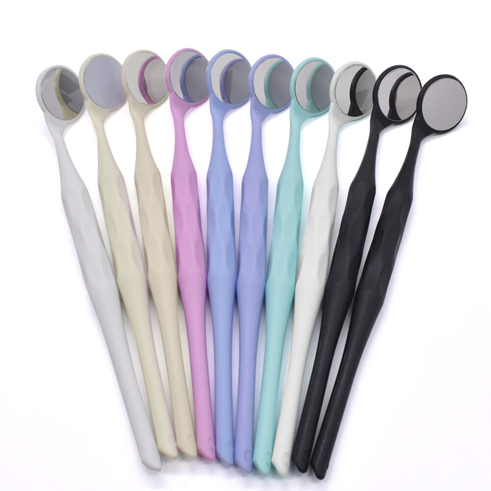10x Dental Mouth Mirror Front Surface Double Examination Mirror