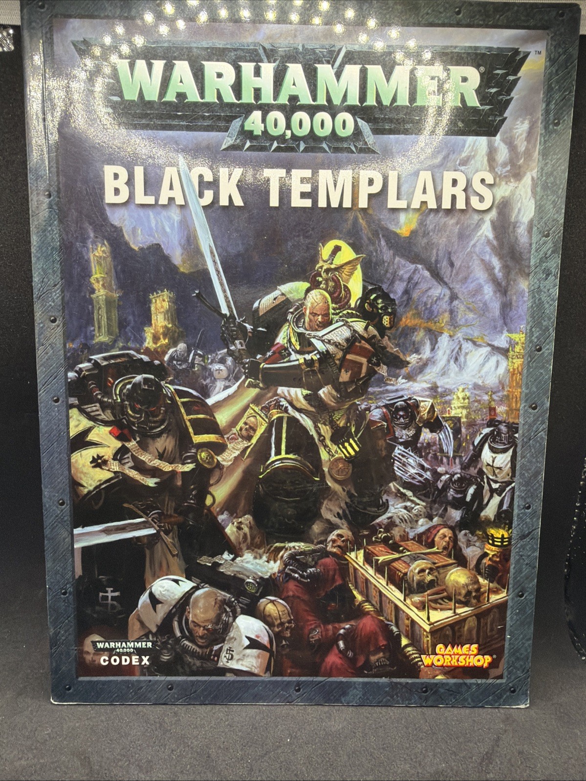 Warhammer 40k Codex Black Templars 2005 Rare OOP Supplement Book Fair Condition