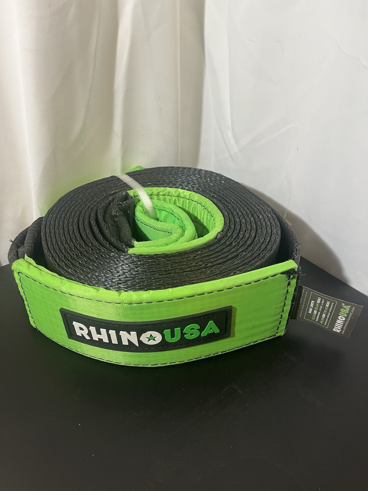 Rhino USA Recovery Tow Strap (4" x 30') - 40,000lb Break Strength