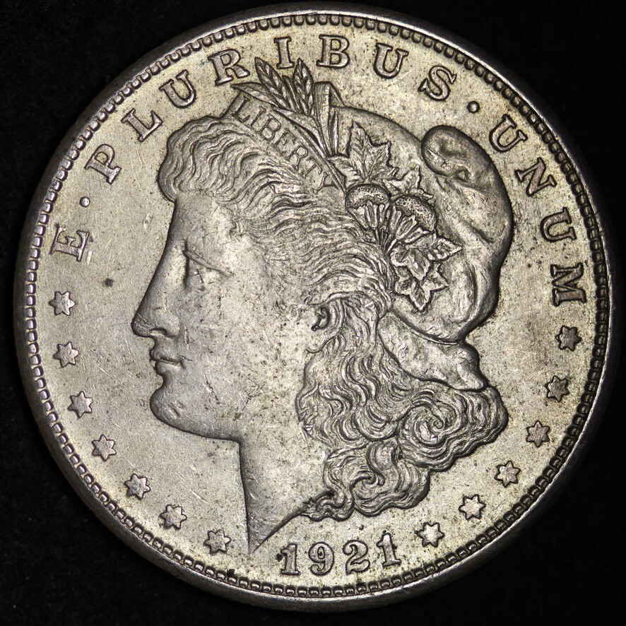 1921-S Morgan Silver Dollar XF / AU 90% SILVER! FREE SHIPPING