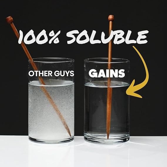 Gains in Bulk Instantized Creatine Powder Monohydrate Unflavored, 30 Servings