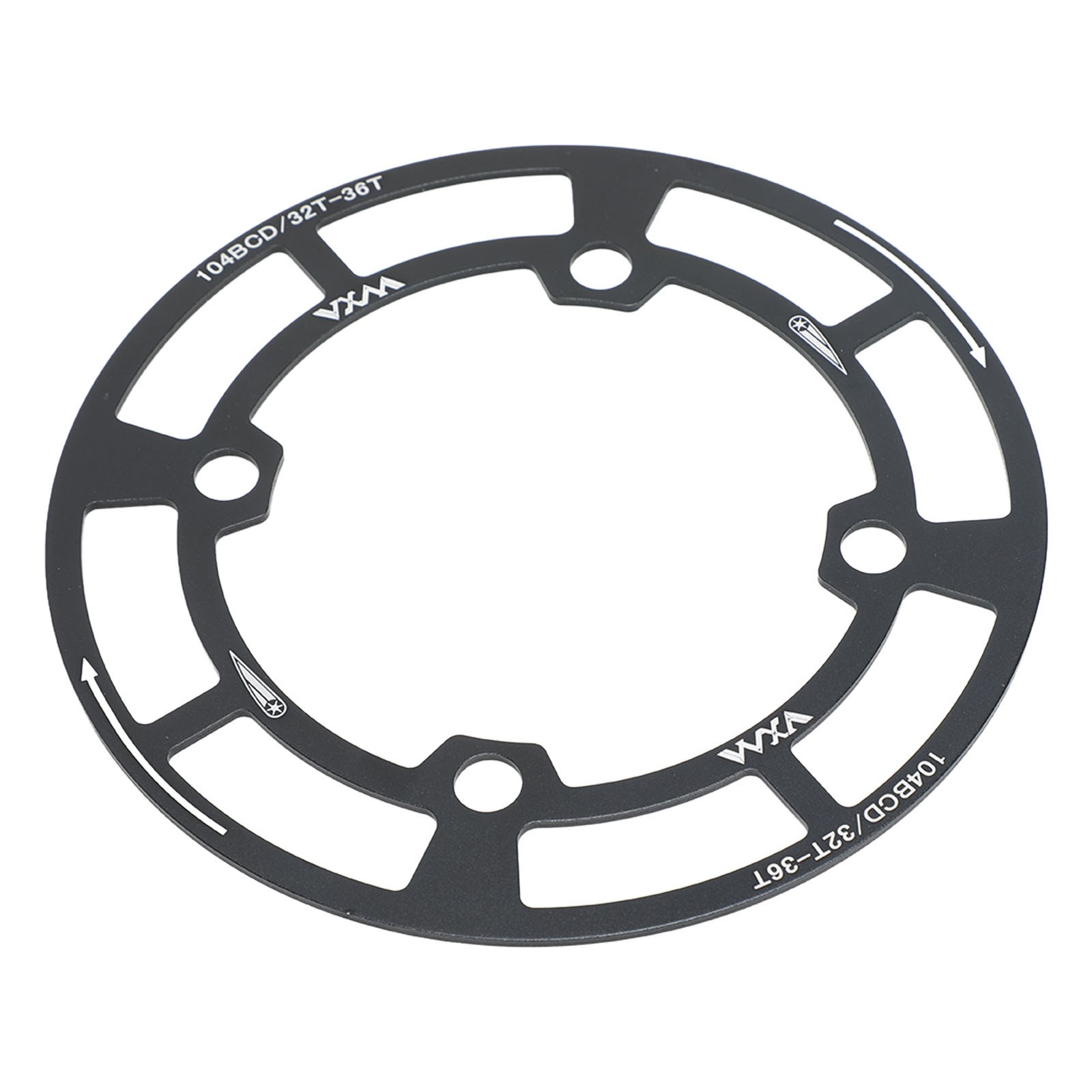 Sturdy Bike Cranksets Guard For 32T-36T Crankset In Aluminum