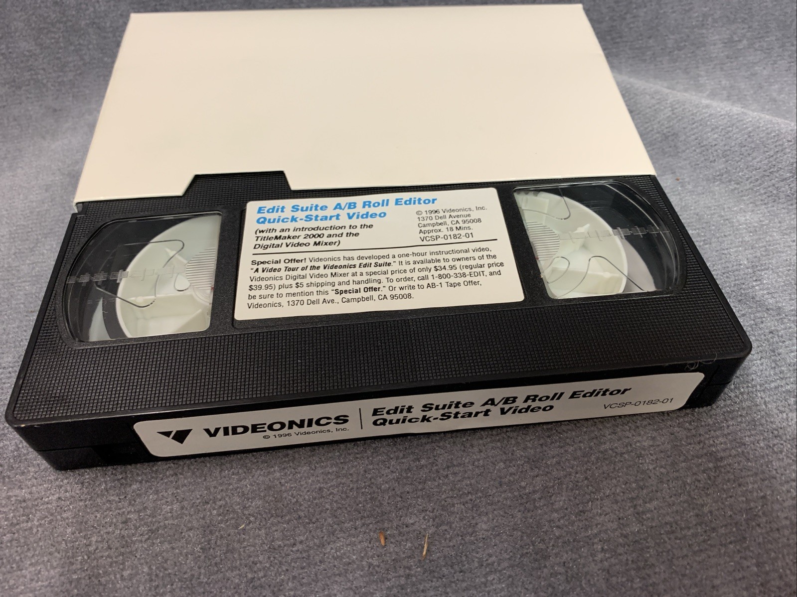 NOS Videonics Edit Suite A/B Roll Edit Controller Model AB-1 Original Box NTSC