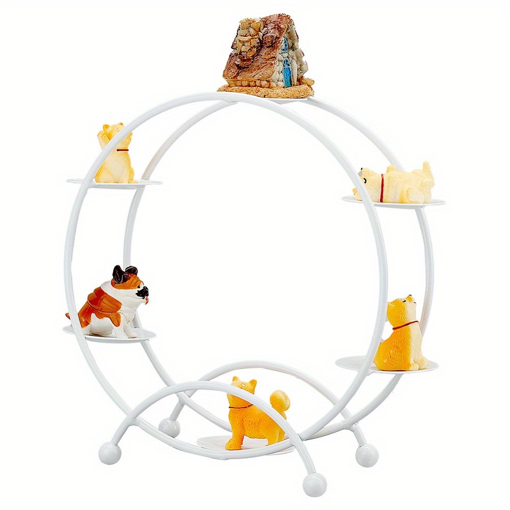 1pc Display Stands for Collectibles Iron Ferris Wheel Collectible Action Figure