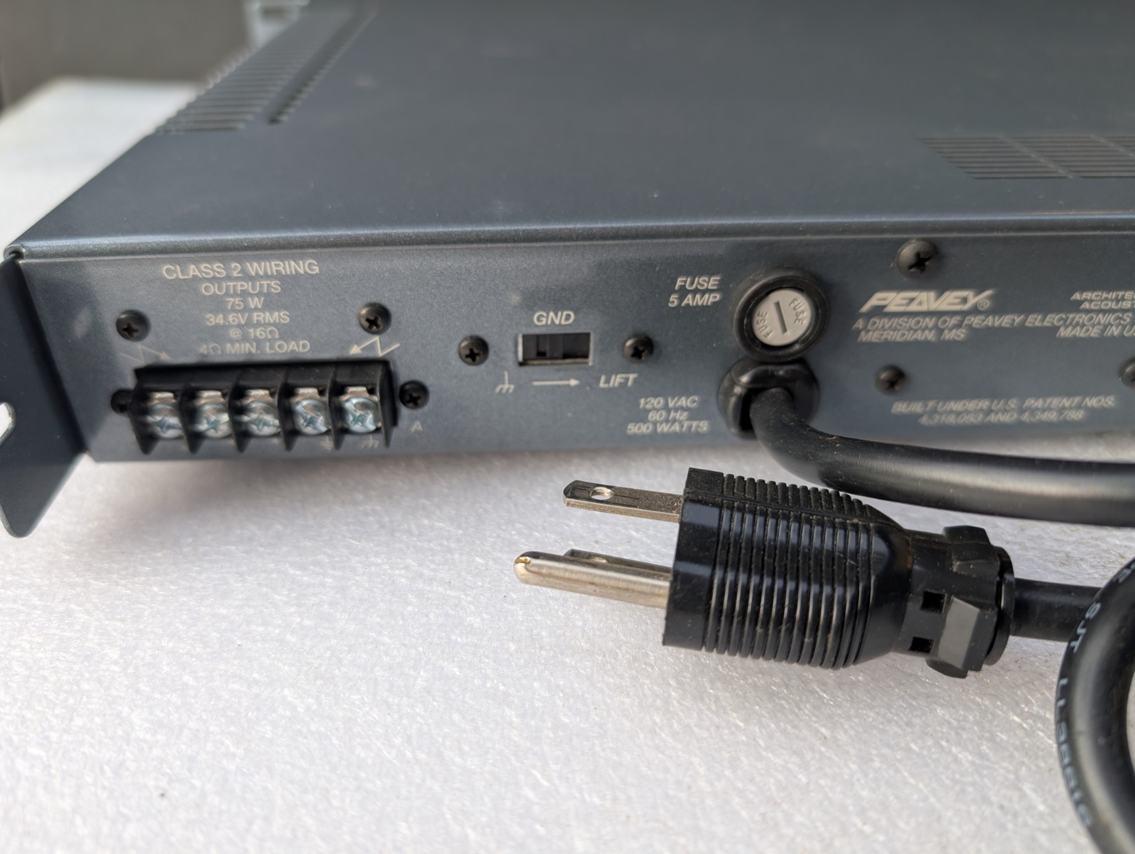 PEAVEY IPS 150 Power Amp New Tested Works Good