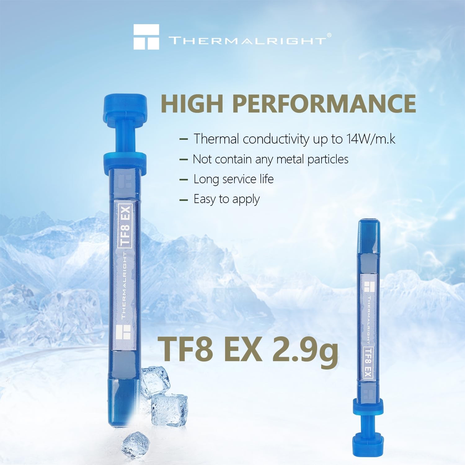 Thermalright TF8 EX 2.9g High Performance Thermal Paste 14W/m.k,