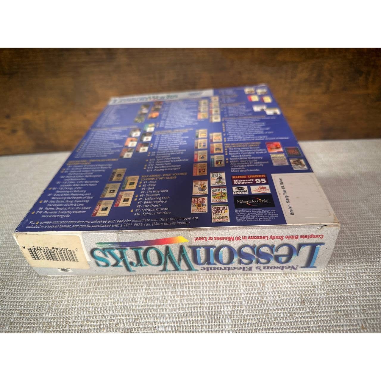 Nelson's Electronic LessonWorks Bible Study Software Windows 95 New 039-5 (18)