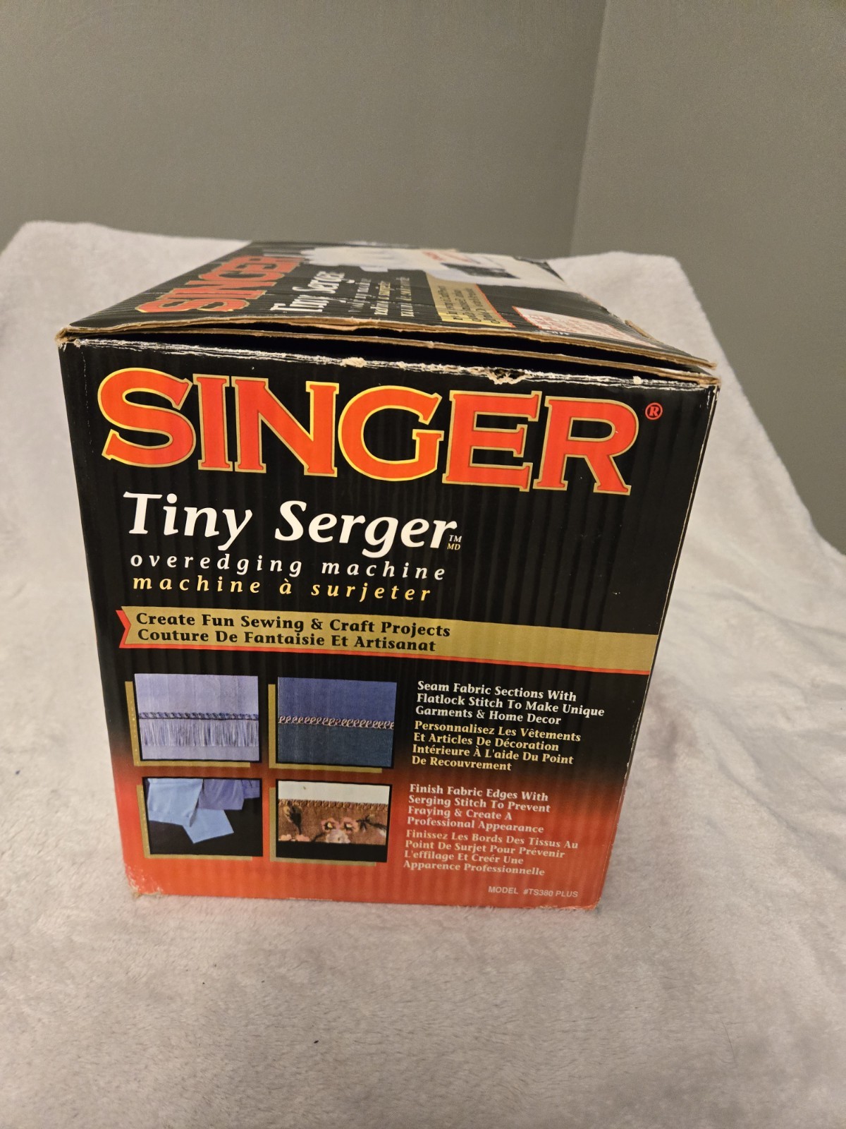 Singer Tiny Serger Model #TS380 PLUS NEW Open Box