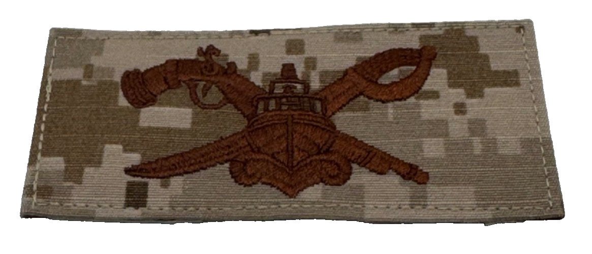 USN US Navy Special Warfare Combat Crewman SWCC AOR1 Camo Hook & Loop Patch