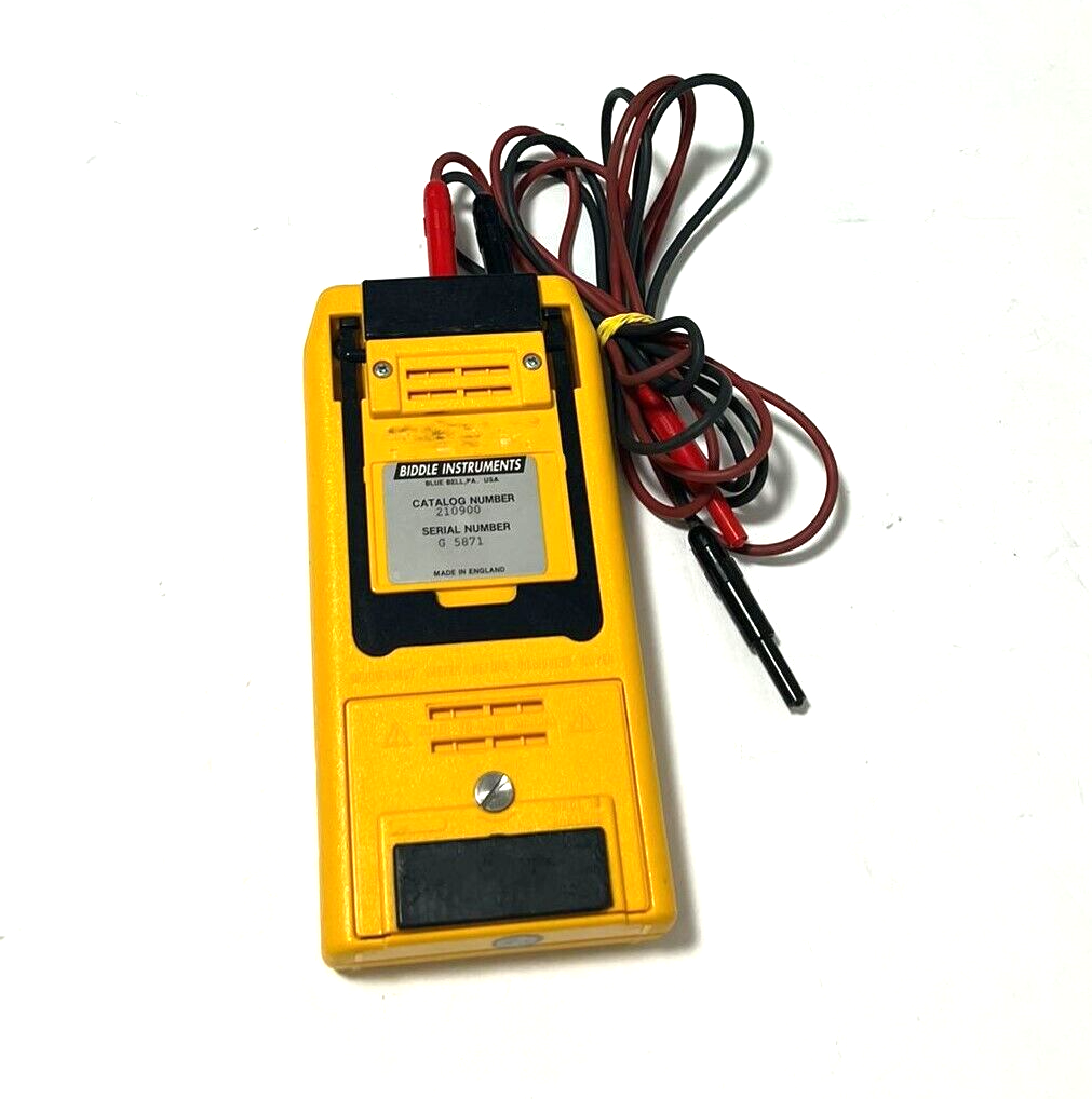 Biddle Industries 500V Voltmeter CAT 210900 Megger