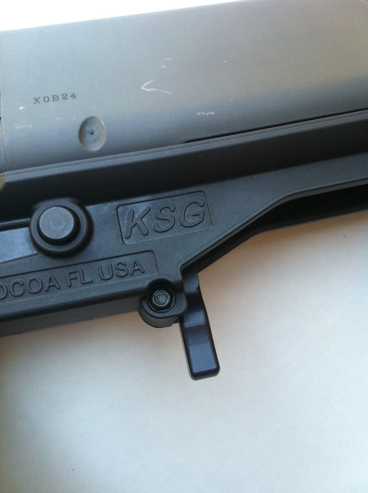 For Kel-Tec Gen1 KSG : "Extended" Tube Position Arm - by Hi-Tech Custom