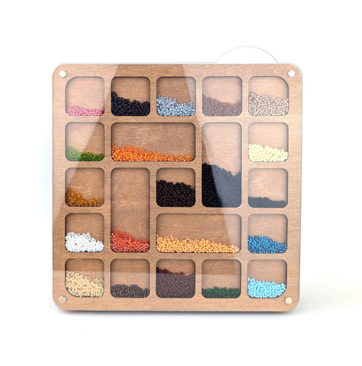 Beads Storage Box Big, Bead Organizer Tray 8*8in