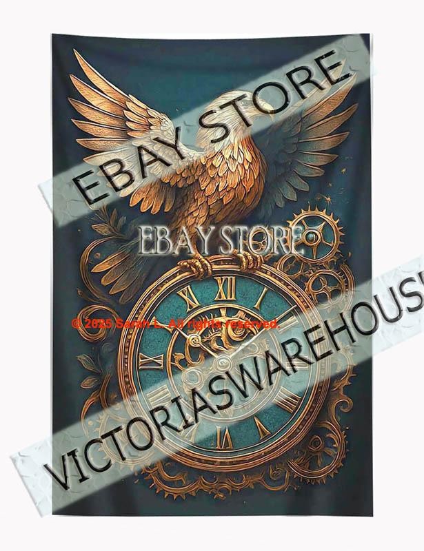 Wisdom Gear Tapestry Mythic Decor 59X82 in