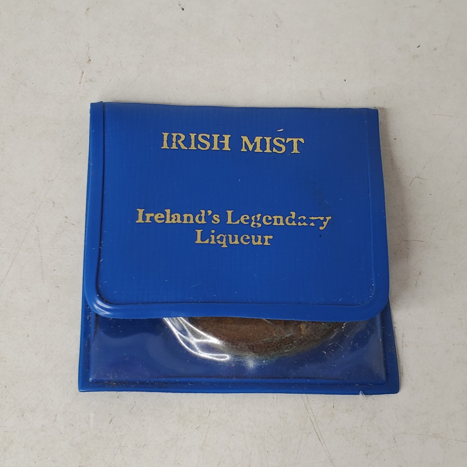 Irish Mist Liquor Lucky Coin Wallet 1964 Ireland 1 Penny Hen Coin Heublein Lucky