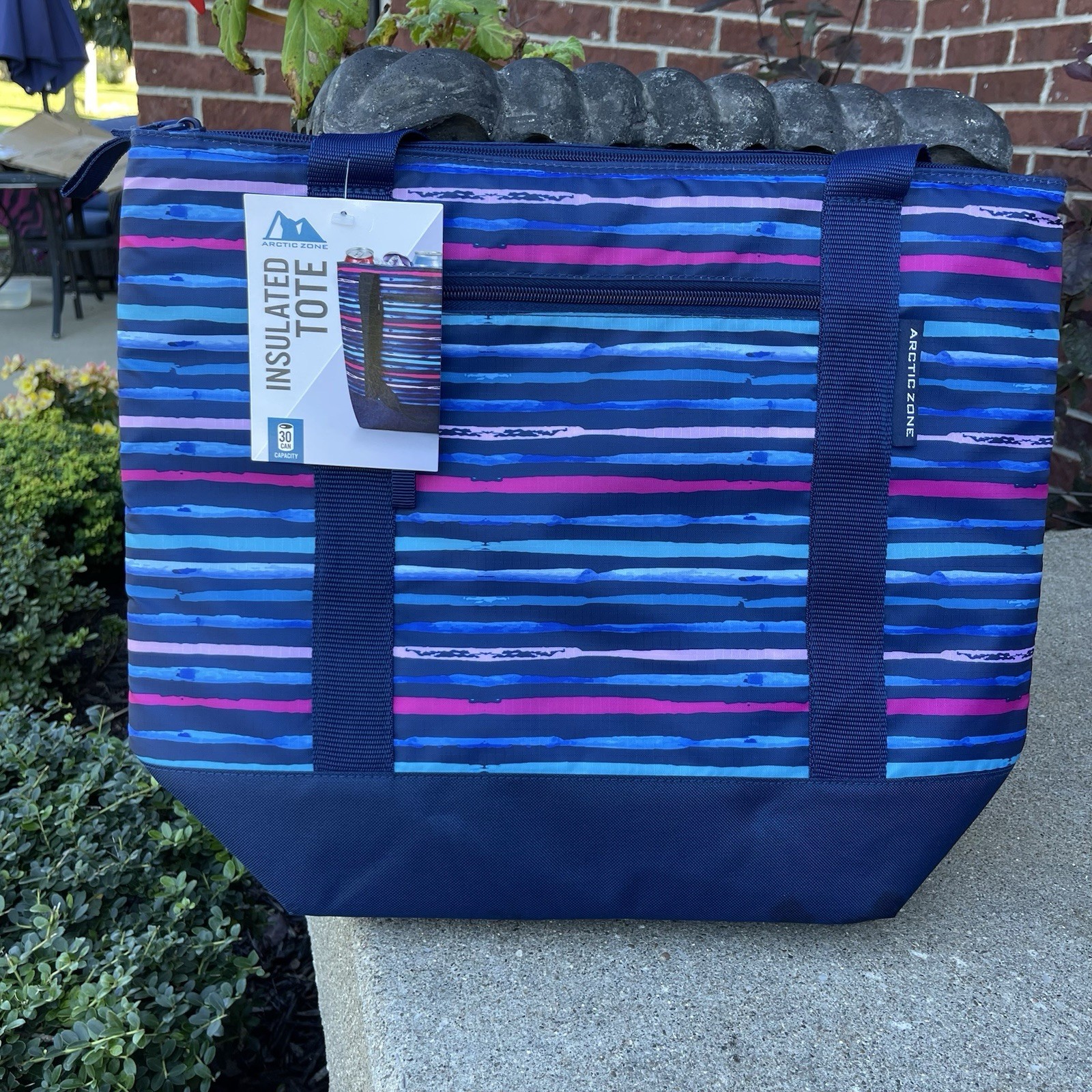 Large Insulated Cooler Tote Bag 30 Can Capacity Arctic Zone NEW Carry Handles