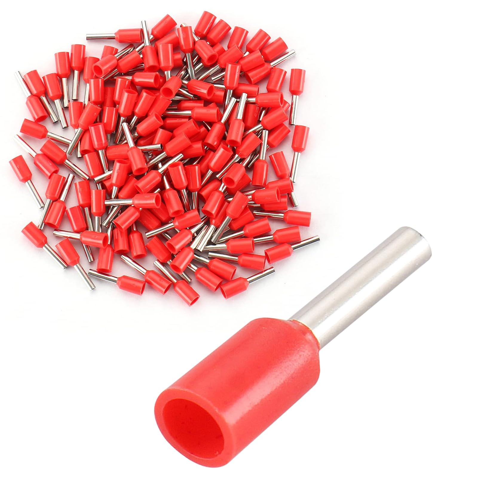 AWG 18/1.0mm² Wire Copper Crimp Connector Insulated Ferrule Pin Cord End Term...