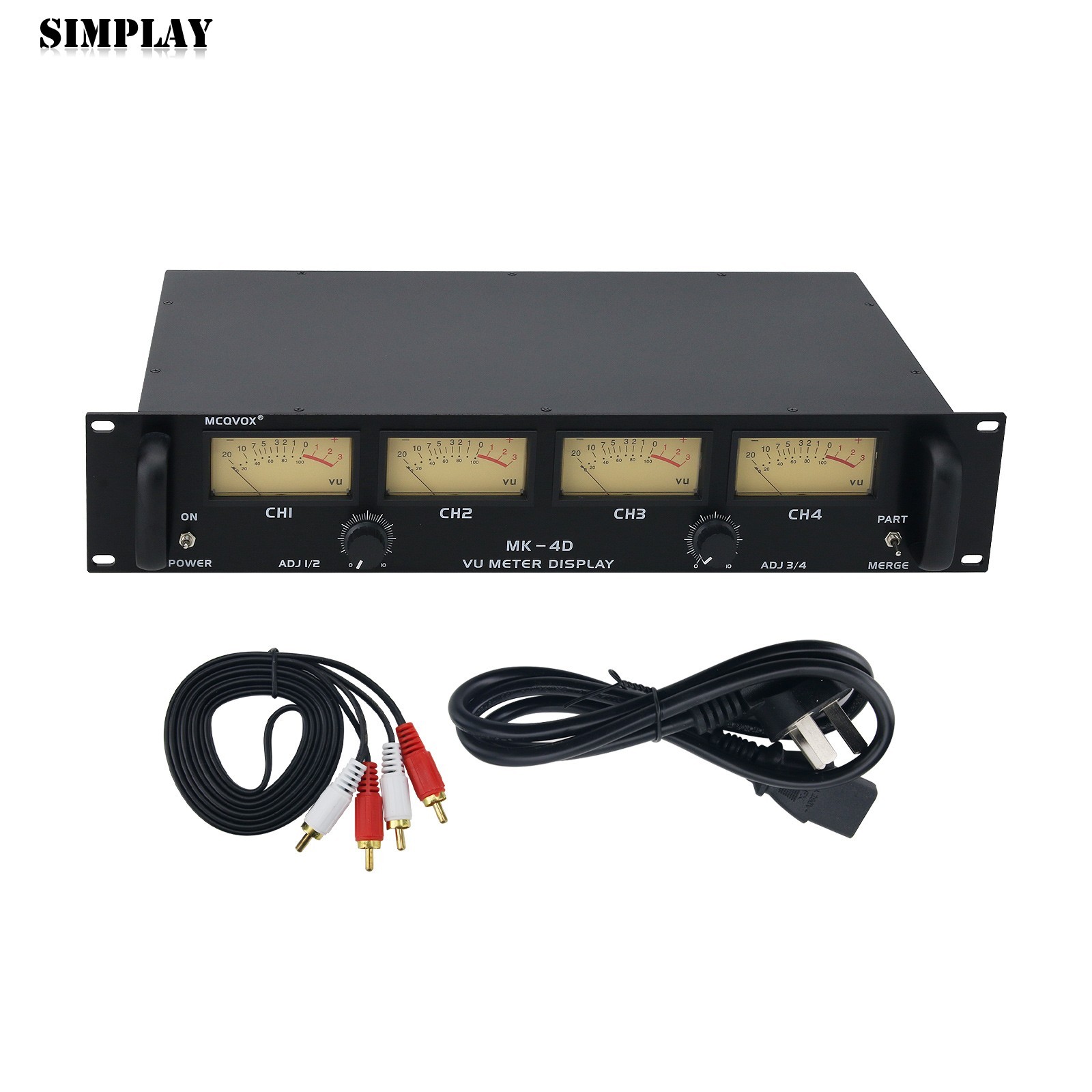 MK-4D 2U 4 VU Meter Display Audio VU Meter High Performance Level Meter