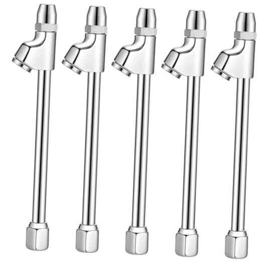 Pcs Dual Head Tire Air Chucks 1/4'' Fnpt Extended Reach Dual Head Air 5 Silver