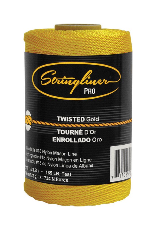 Stringliner 35400 Nylon 165 lb. Capacity Twisted Mason Line Refill 540 L ft.