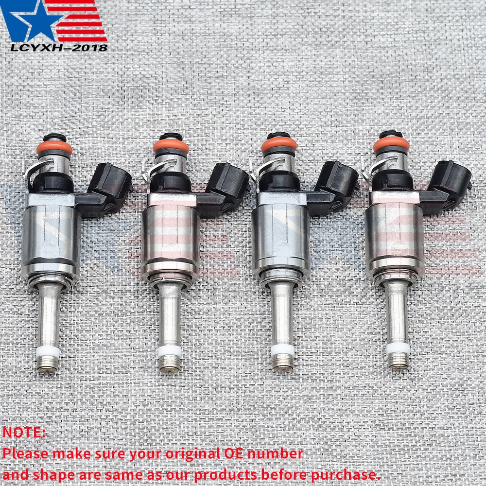 Set of 4 Fuel Injectors For 2014-2018 Mazda 3 6 2.5L L4 Gas PY01-13-250 USA