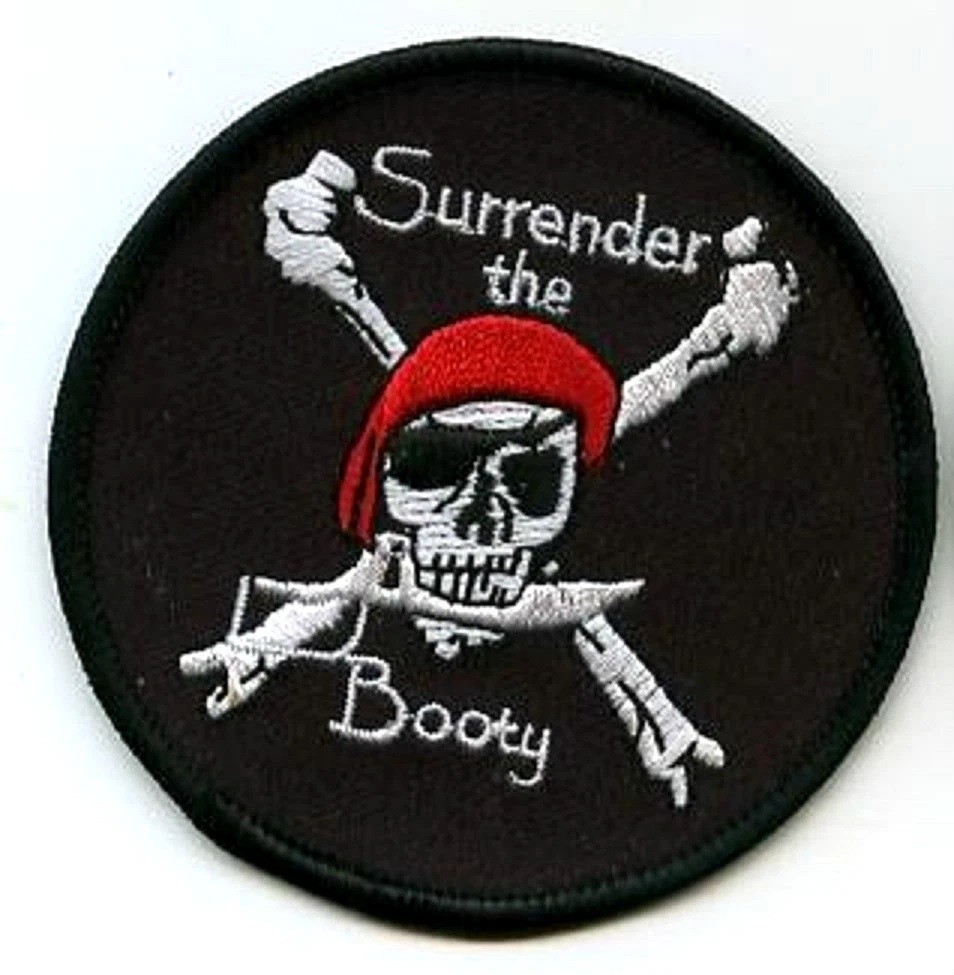 CJSOTF-A AFGHANISTAN SFG SEAL ODA DEVGRU PIRATE SKULL SURRENDER BOOTY PATCH