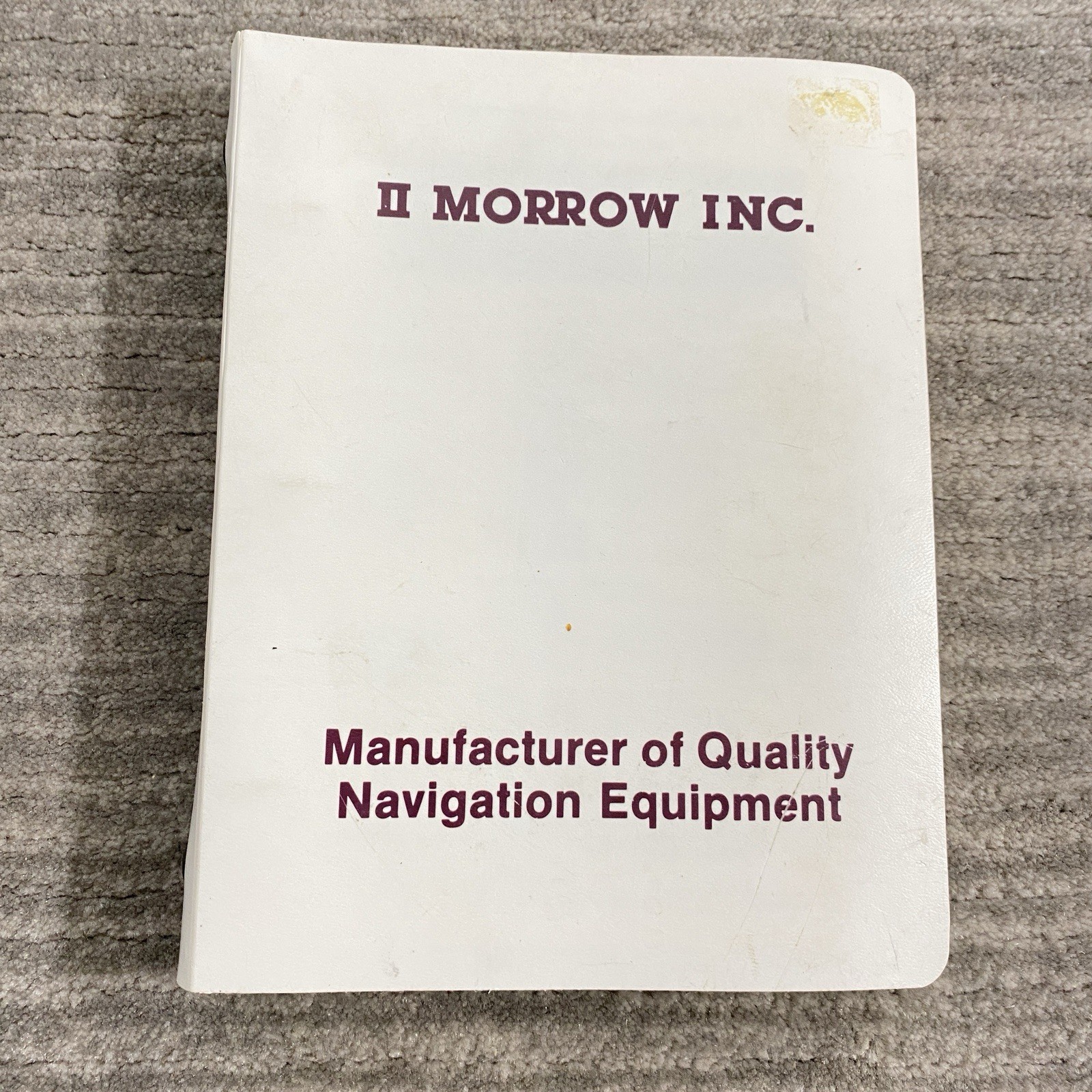 II Morrow Apollo Model 604 Loran-C Navigation Receiver Pilots Operating Handbook