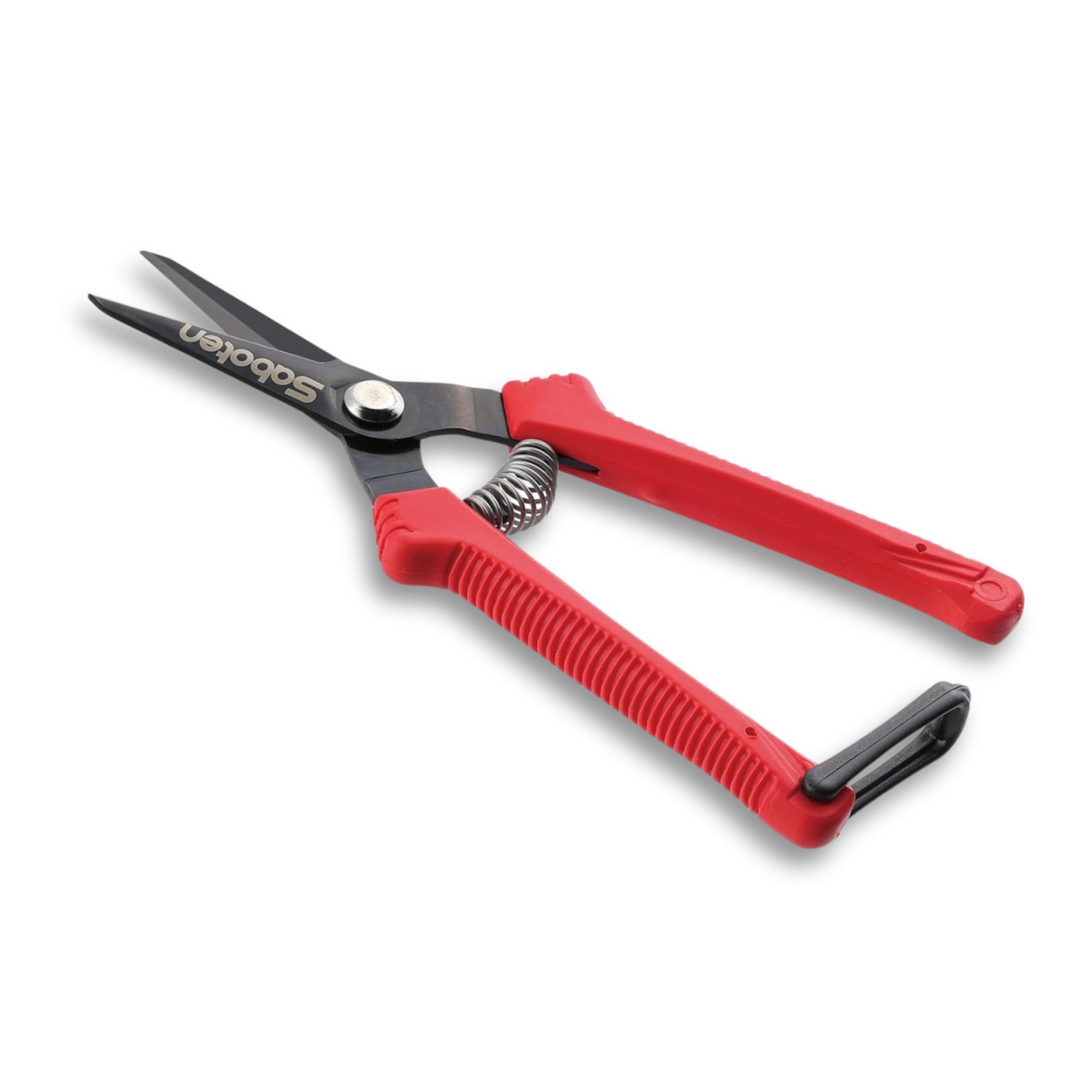 Saboten SD-8 6.7" Japanese Garden Pruning Shears, Lightweight Stainless Red