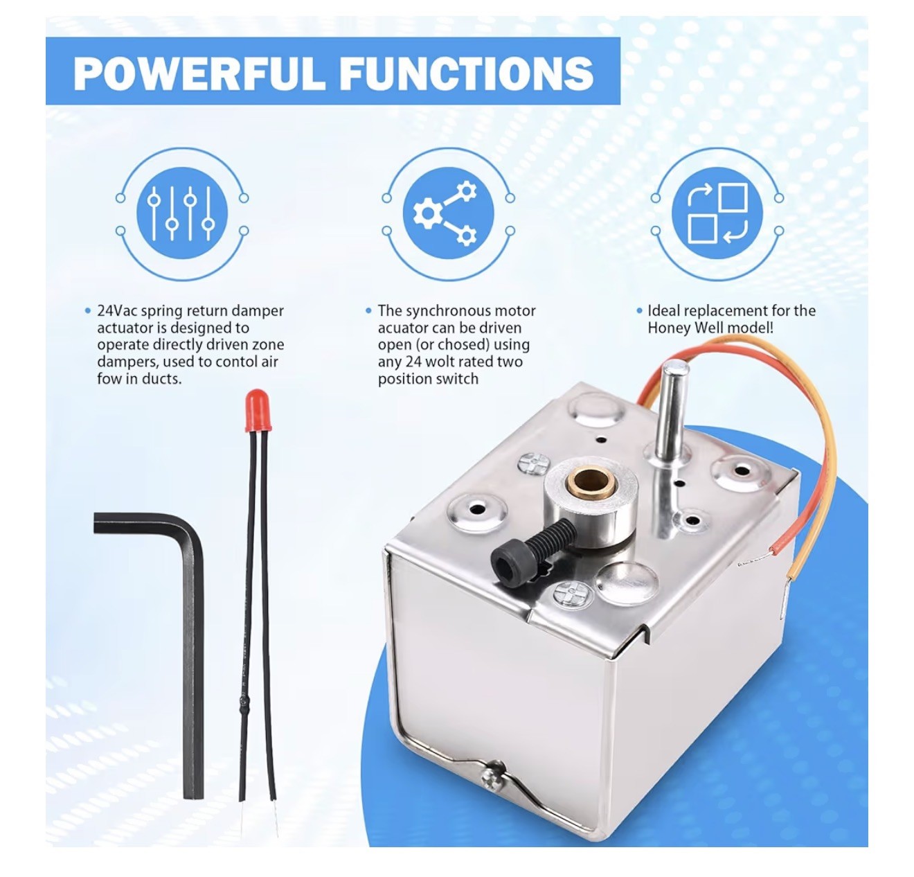 High-Quality M847D1004 Damper Motor Actuator for Efficient HVAC Performance