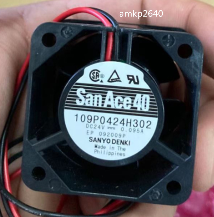 For SANYO 109P0424H302 Double ball Inverter cooling fan DC24V 40x40x28mm 2pin#am