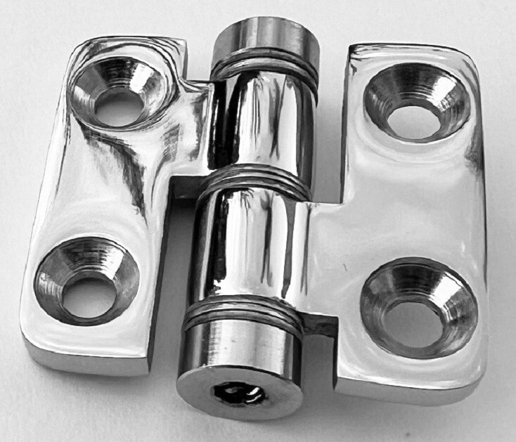 Heavy Duty Stainless Steel Flush Mount Friction Hinge 1.5" x 1.5"