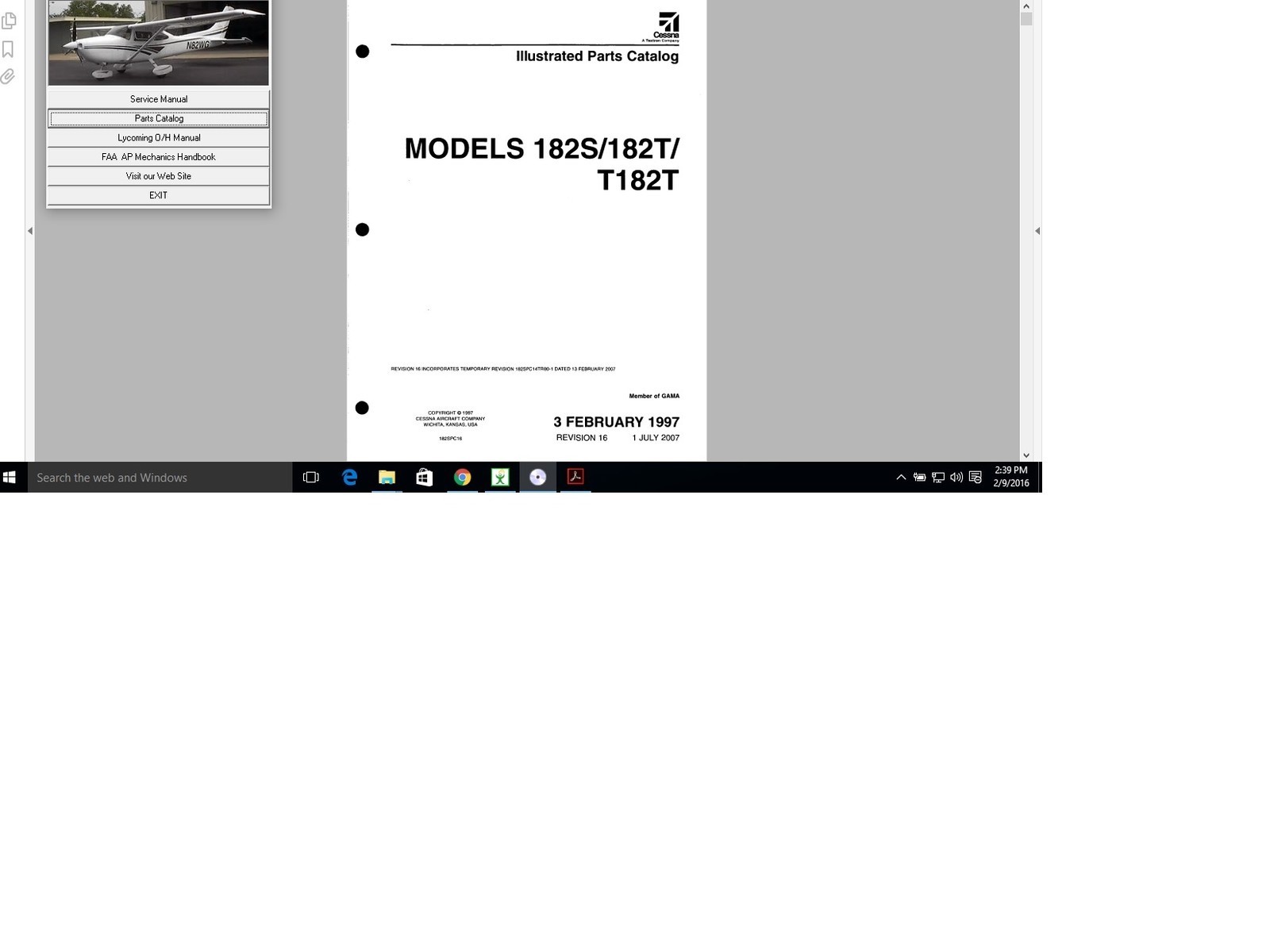 Cessna 182 S/T service maintenance manual library n engine 1997 N newer + A/Ds