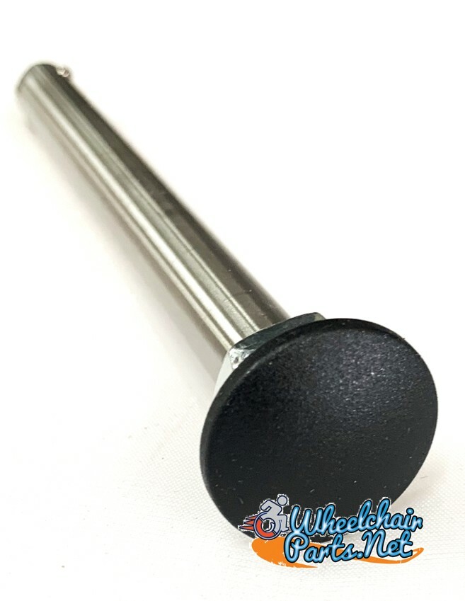 12mm x 110mm (4.25") Quick release axle for wheelchairs, BIG button