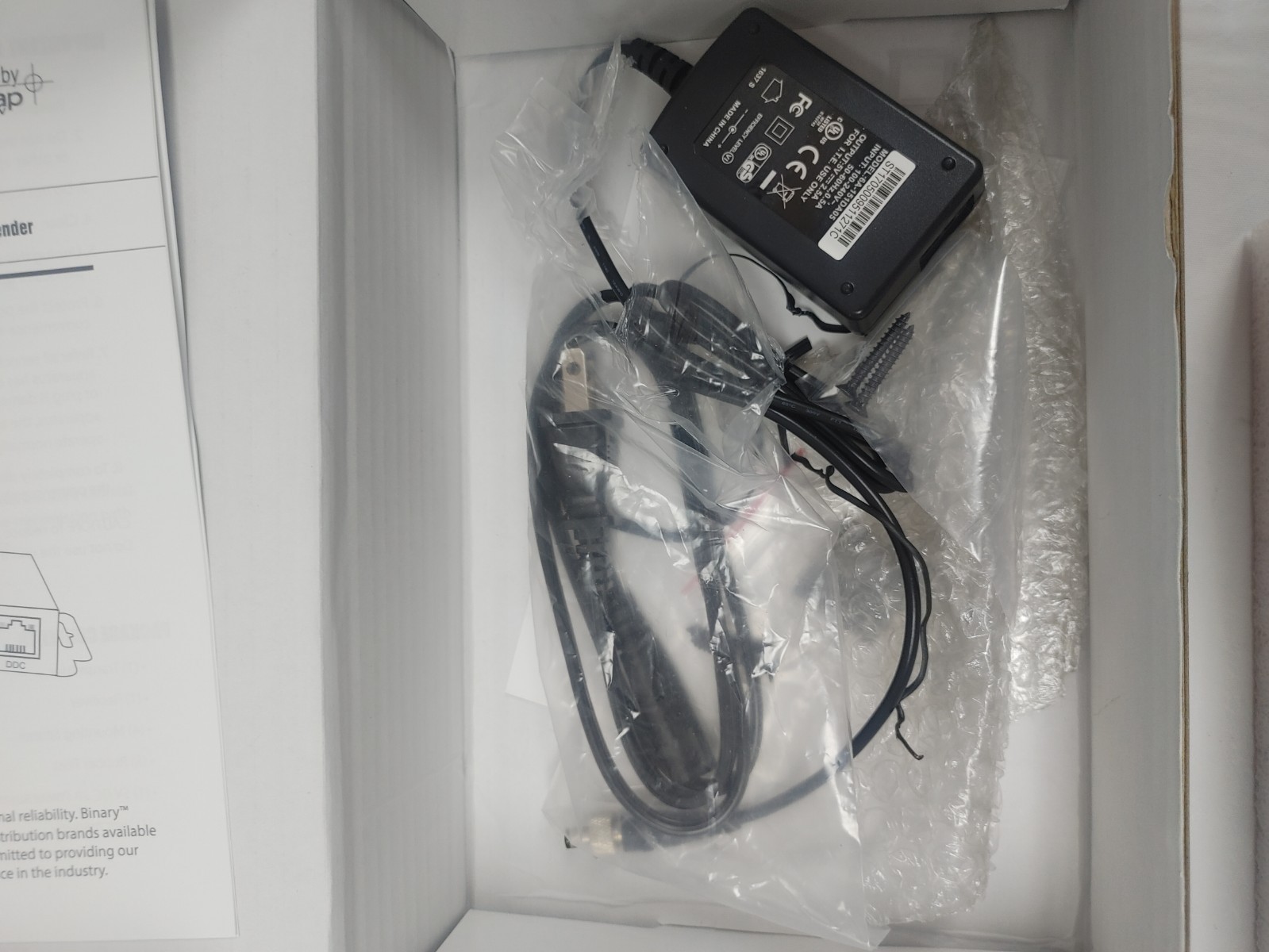 BINARY HD-2CAT-1080P-130 HDMI Extender Transmitter And Receiver Power Supply