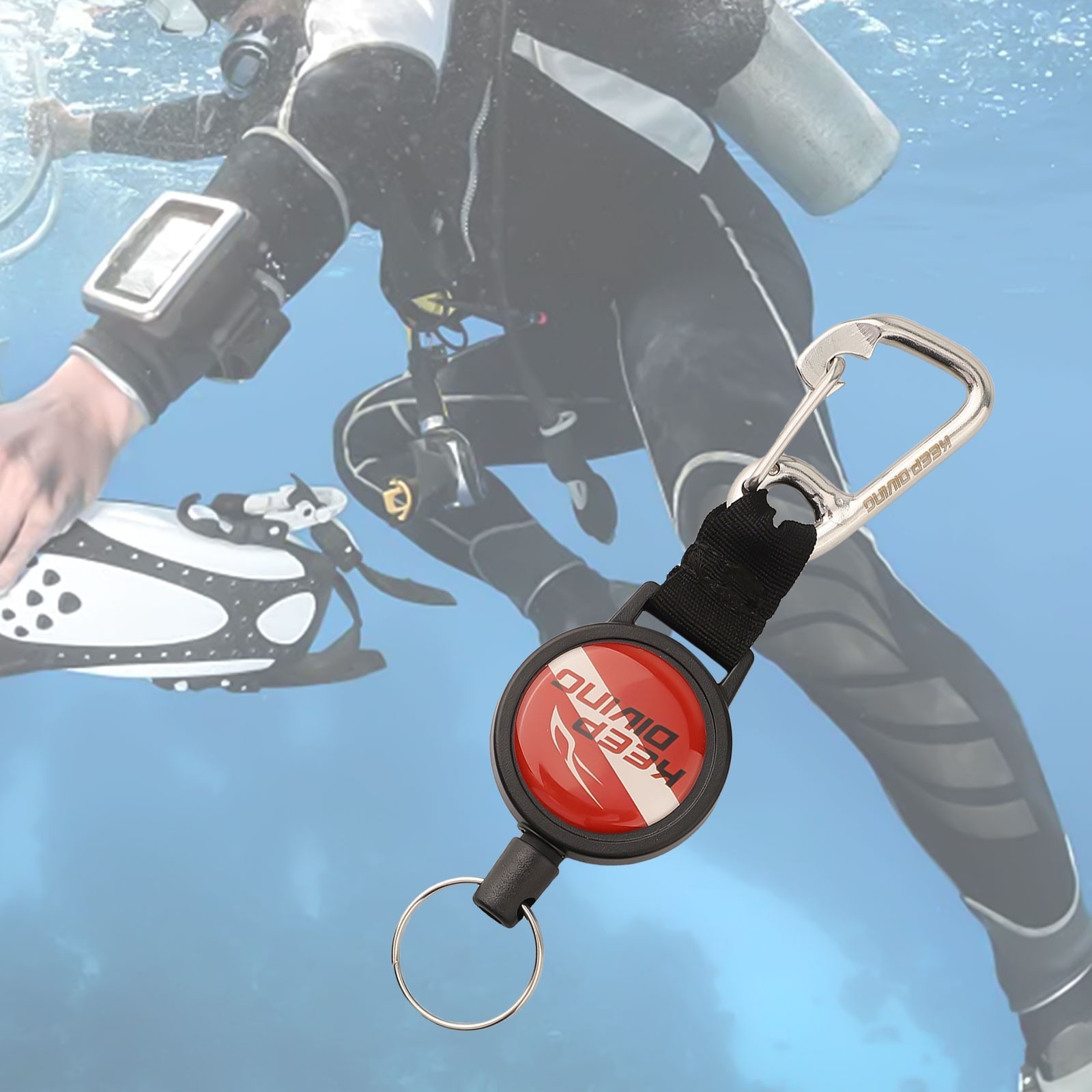 Key Chain Strap Adjustable Diving Telescopic for miss Rope