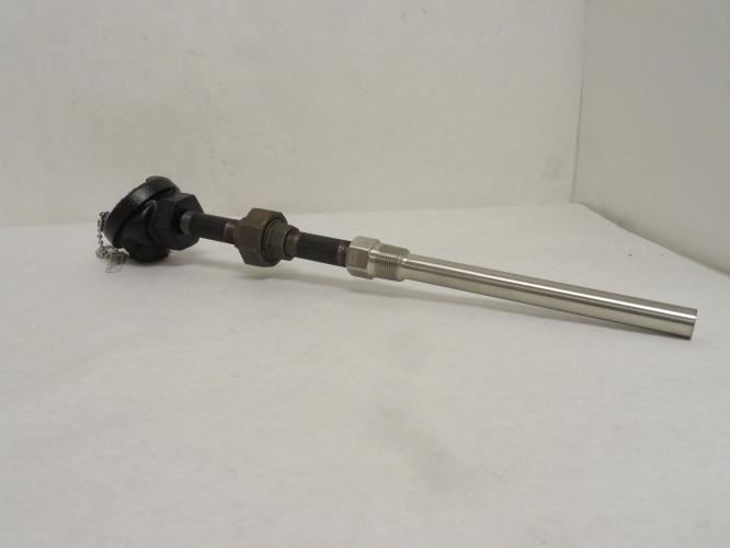 209856 Old-Stock; Watlow AT-2003480 Temperature Probe SS; 3/4" OD x 8" Long Shaf