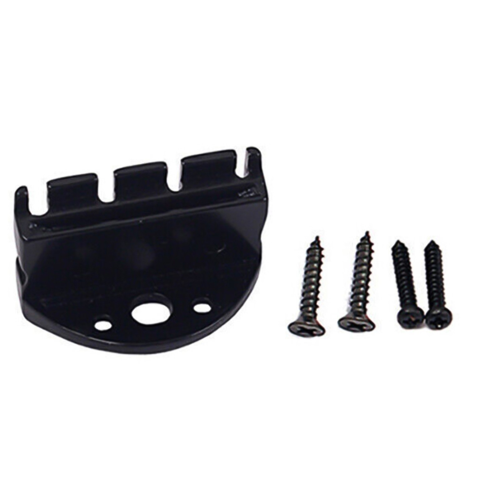 39mm Alloy 4-string Headless Electric Guitar String Locking Nut Set with Screw