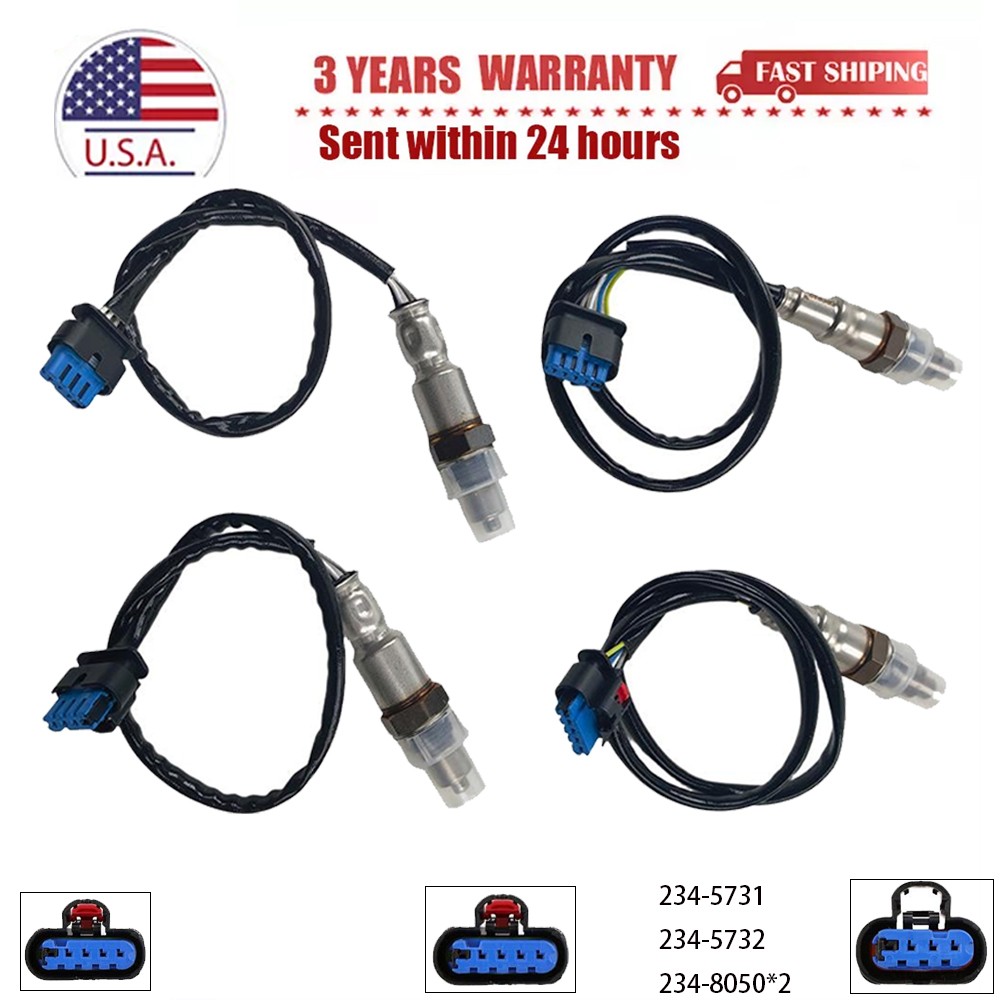 4PCS Upstream & Downstream Oxygen O2 Sensor For Ford F-150 3.3L 5.0L 2018-2020