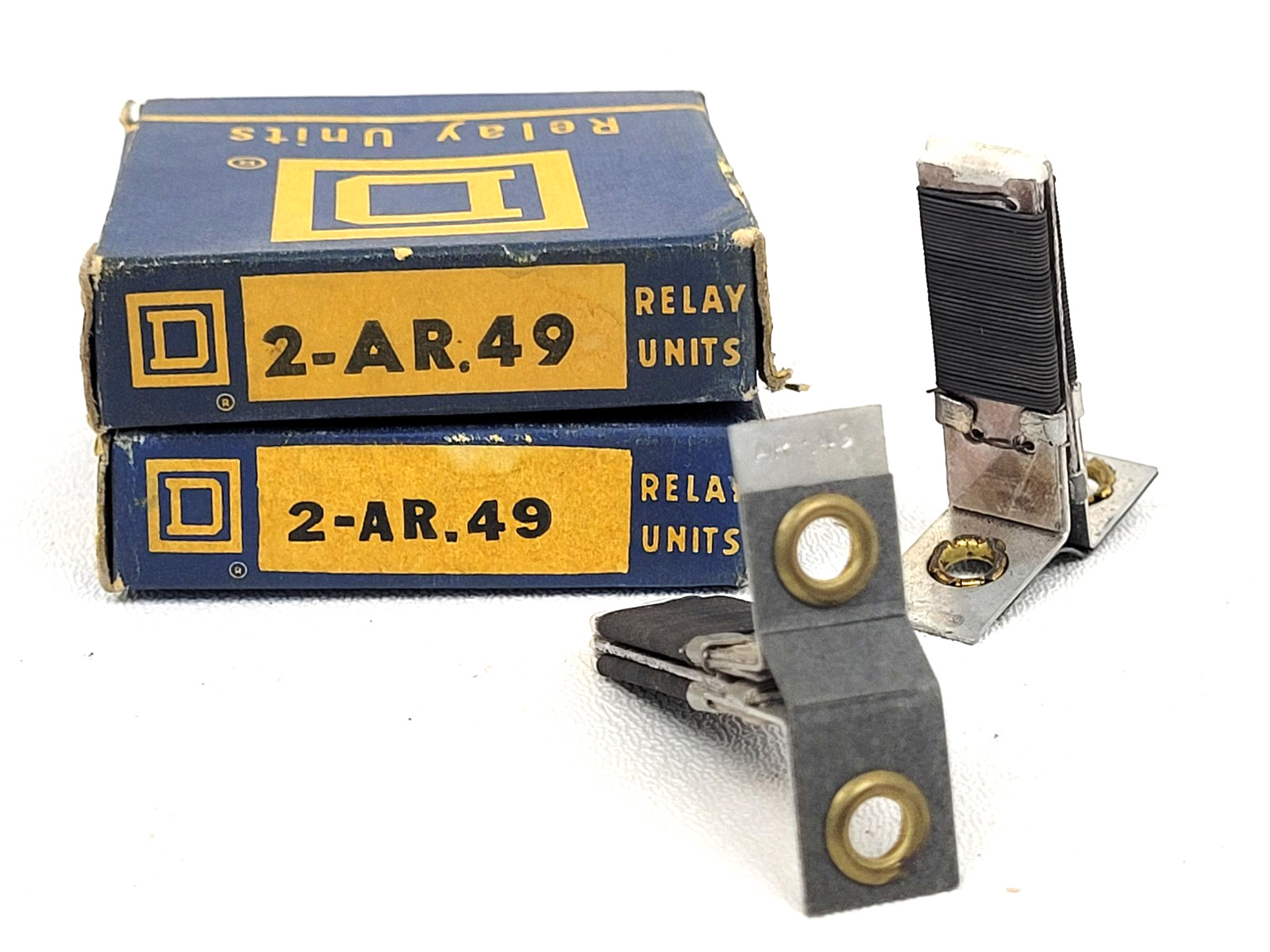 Lot of 2 - 2-AR .49 SQUARE D Overload Relay Thermal Unit - Next Day Option - New