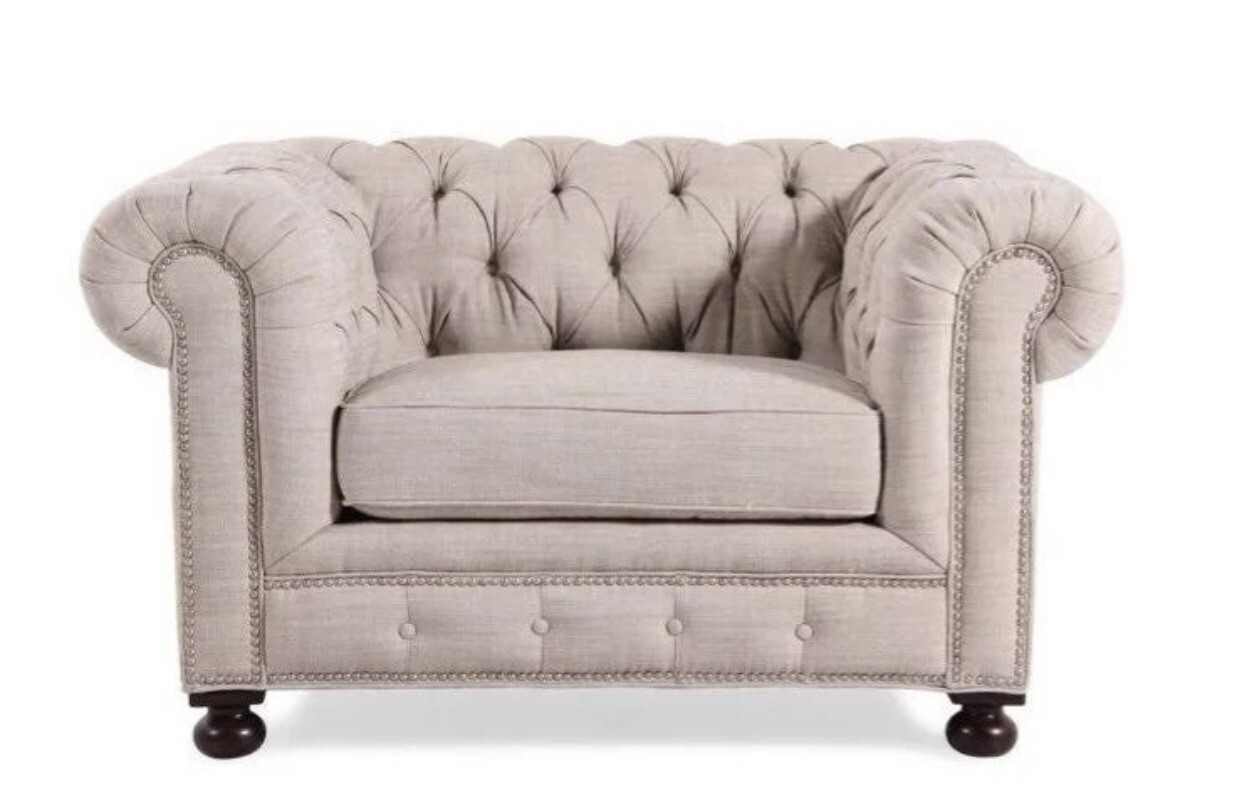 Tufted Sofa & Chair