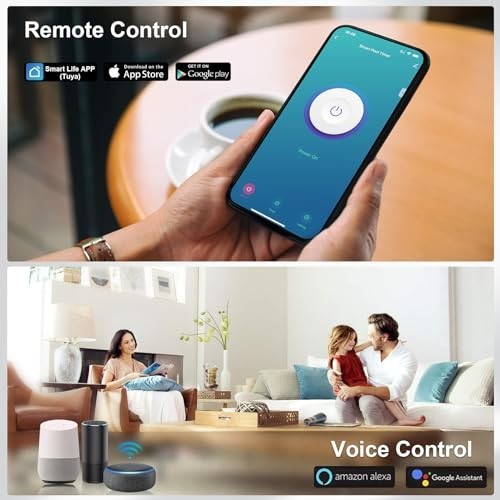 WiFi Smart Pool Pump Timer 40A Outdoor Heavy Duty Control Box