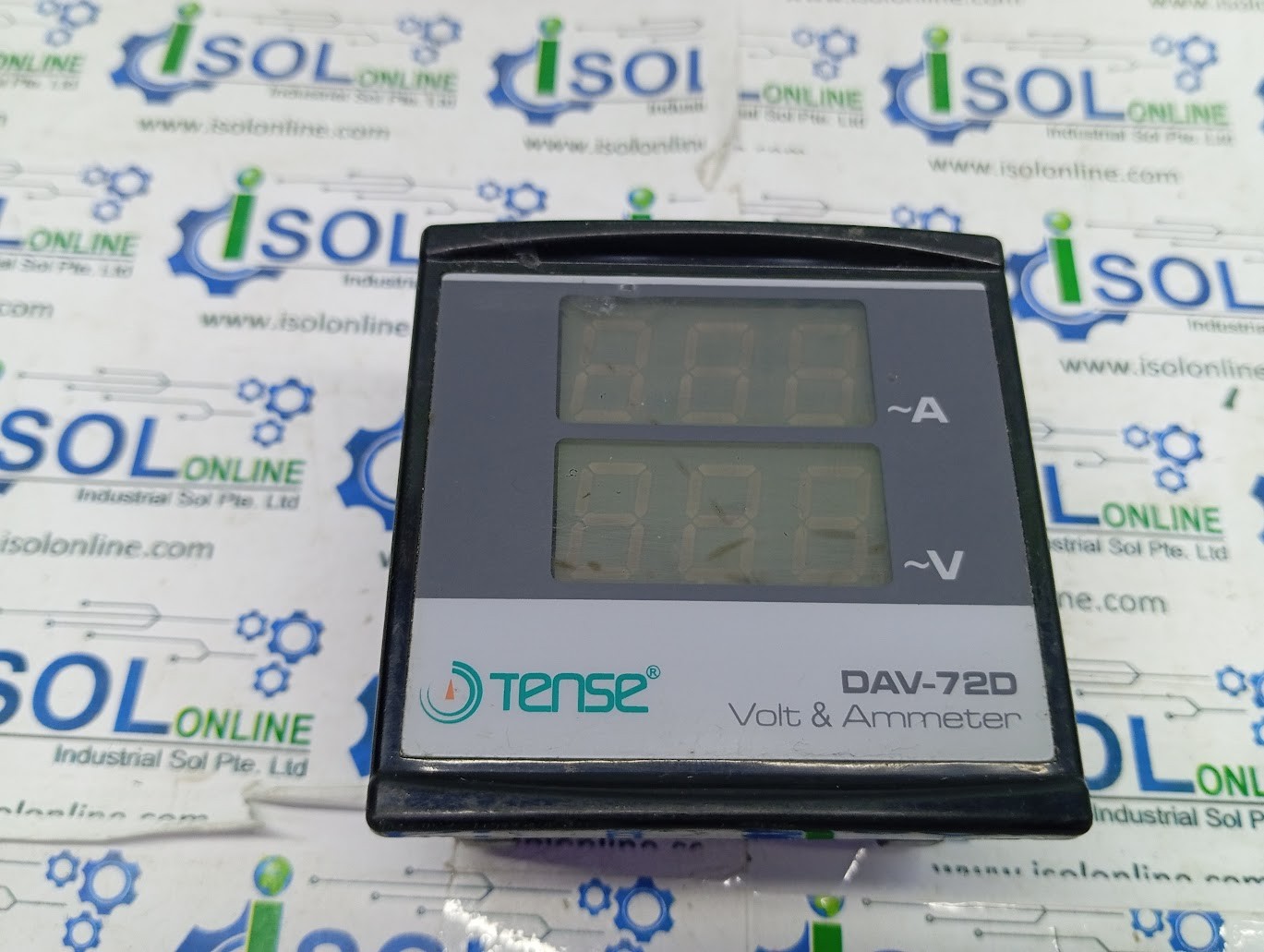 Tense DAV-72D Digital Voltmeter & Ammeter With CT-120 DAV72D 1A-100A 1V-300VAC