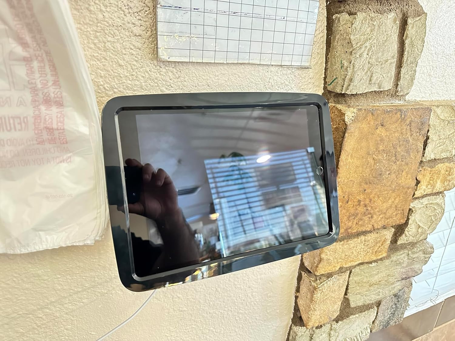 Tablet Wall Mount Lockable Tiltable anti Theft Security, Compatible with 10.9" I