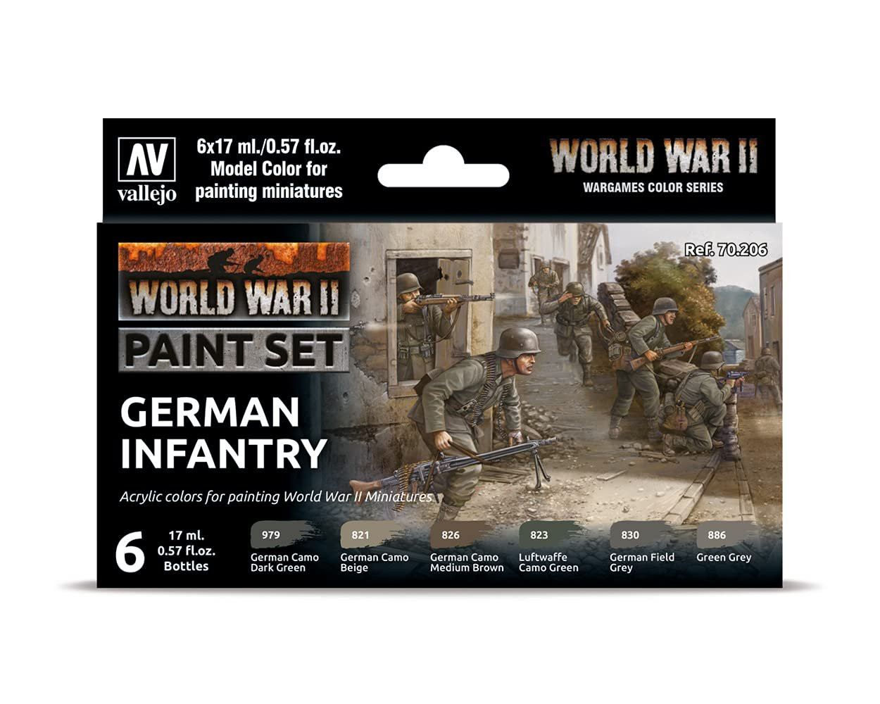 Vallejo Model Color WWII German Infantry Paint