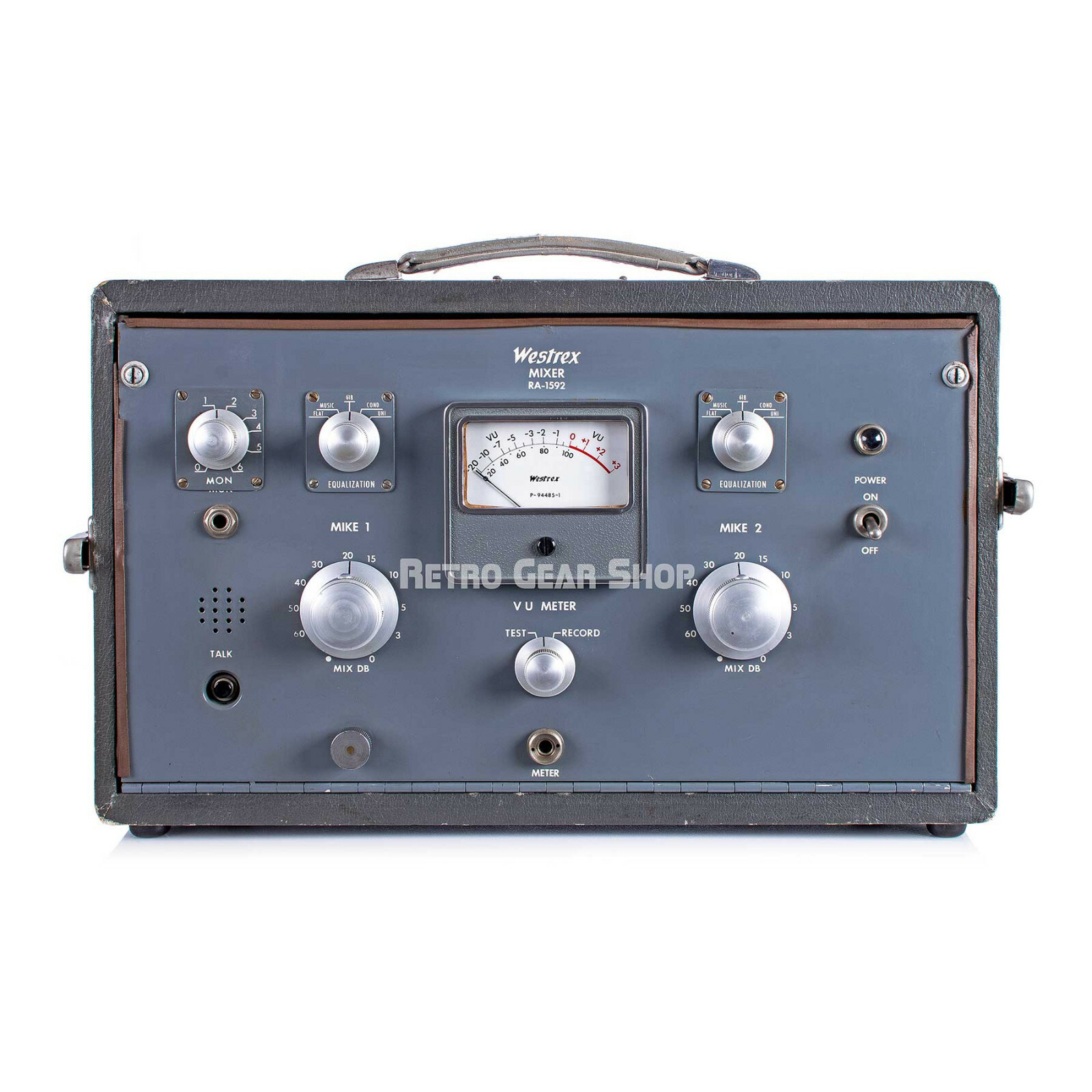 Westrex RA-1592 2-Channel Tube Mixer Mic Pre Preamp EQ Rare Vintage Analog