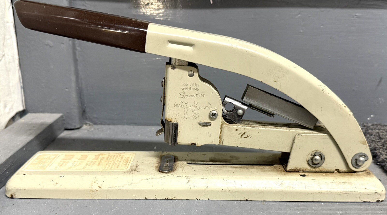 VTG Swingline Model 113 No 13 Long Reach Heavy Duty Booklet Stapler Metal USA