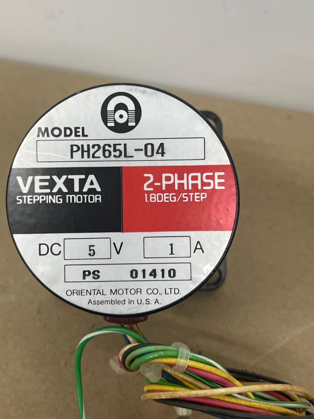 Vexta PH265L-04 Stepping Motor 2-Phase
