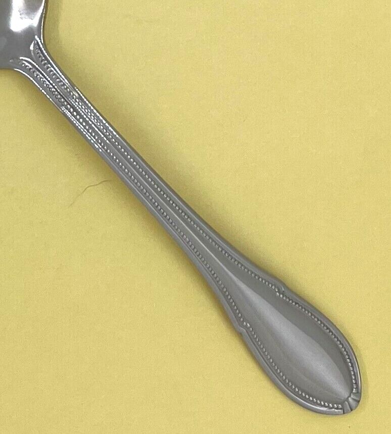 REED & BARTON ISAAC MIZRAHI LIVE BEAD GLOSSY STAINLESS FLATWARE BEAD EDGE CHOICE