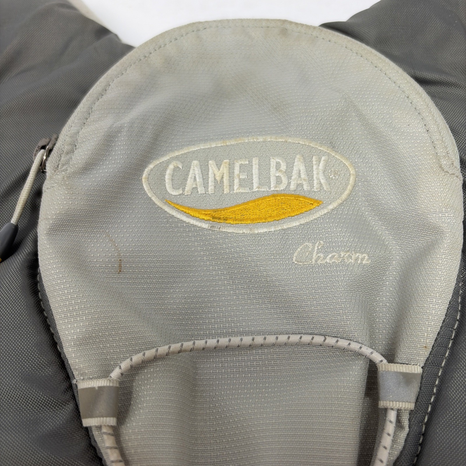 CamelBak CHARM Hydration Pack Outdoor Hiking Backpack Gray Tan Straw No Bladder