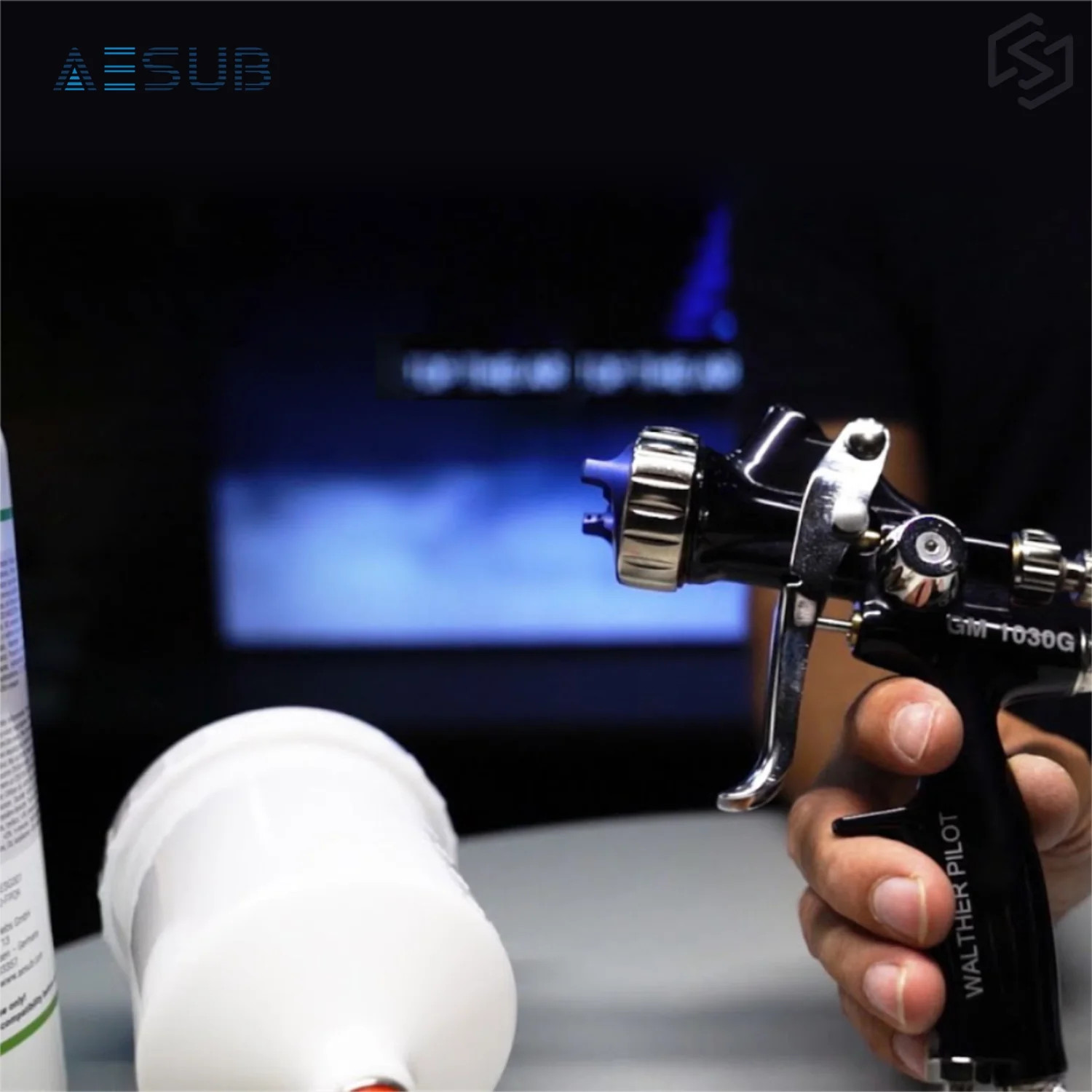 AESUB Green Spray Gun