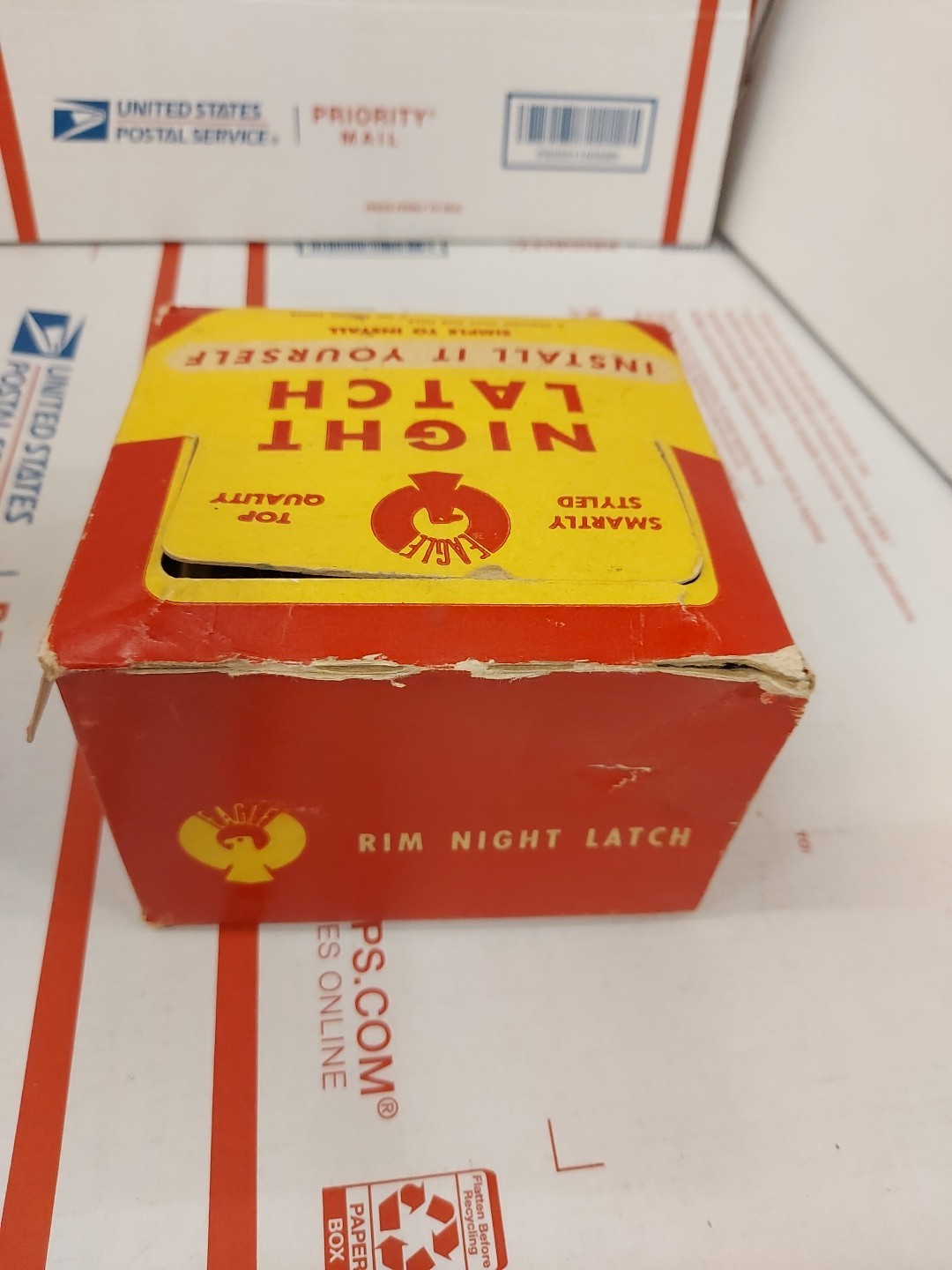 Eagle Knight Latch Original Box 3500BLY Never Used NOS